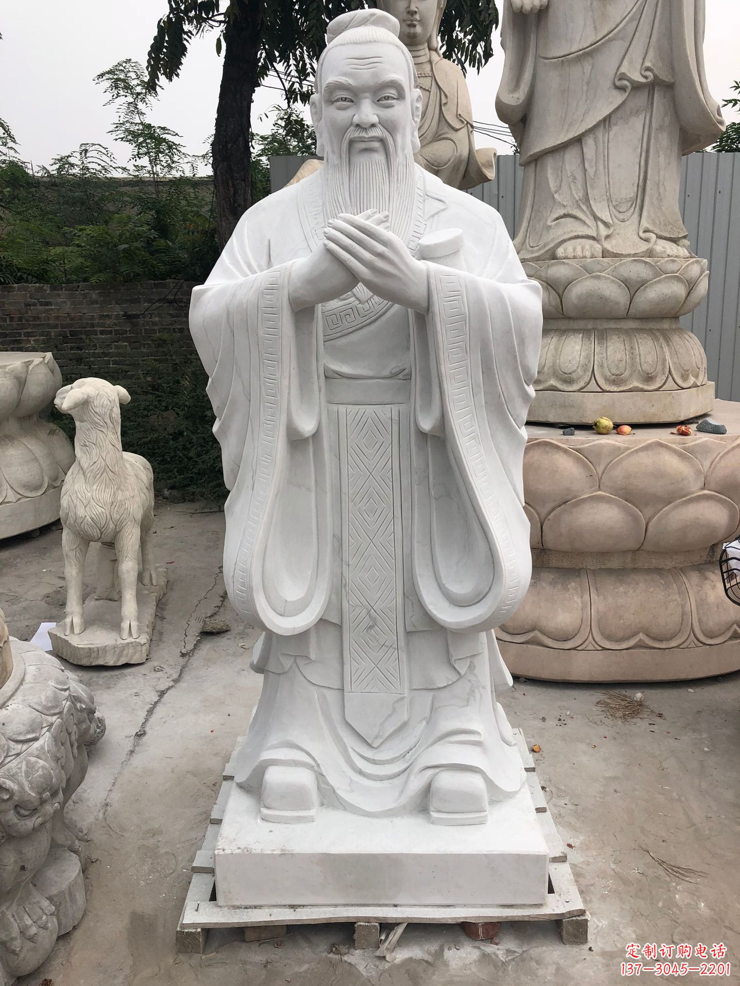三明孔子铜雕塑,重现传统文化的荣耀