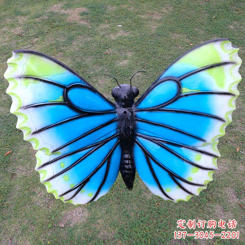 三明全新设计的蝴蝶雕塑仿真摆件