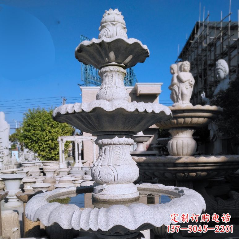 三明中领雕塑喷泉雕塑,浪漫融入现代设计