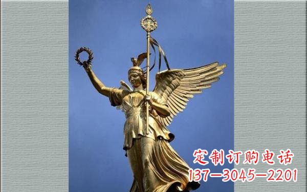 三明优雅的胜利女神铜雕