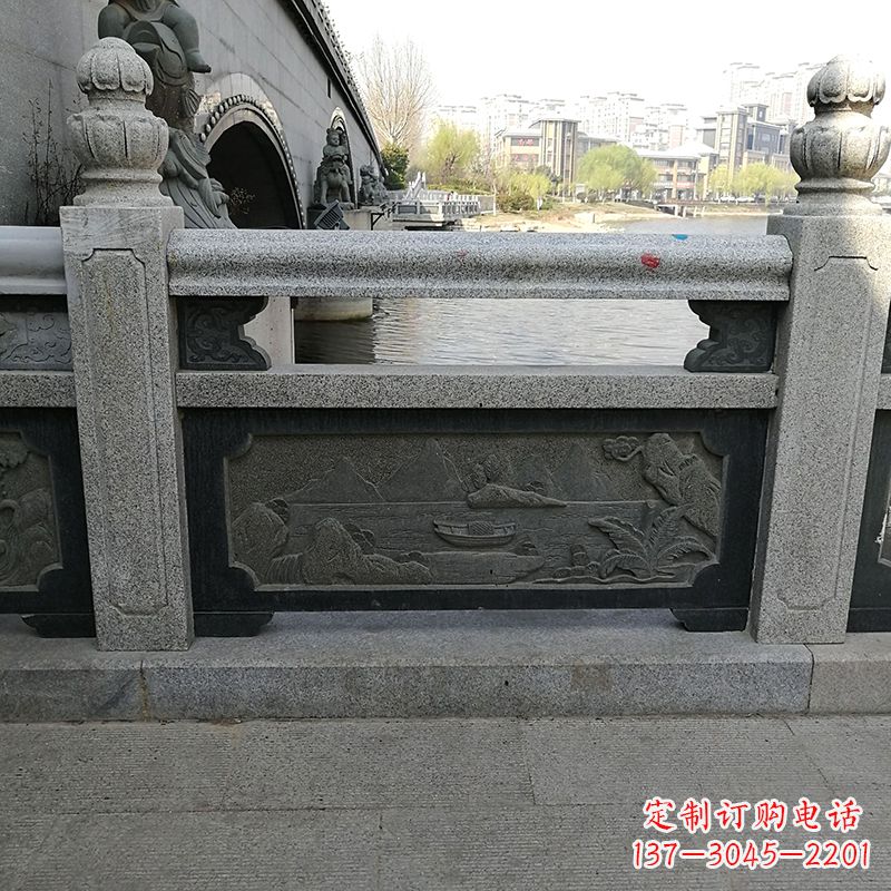 三明石栏板雕刻