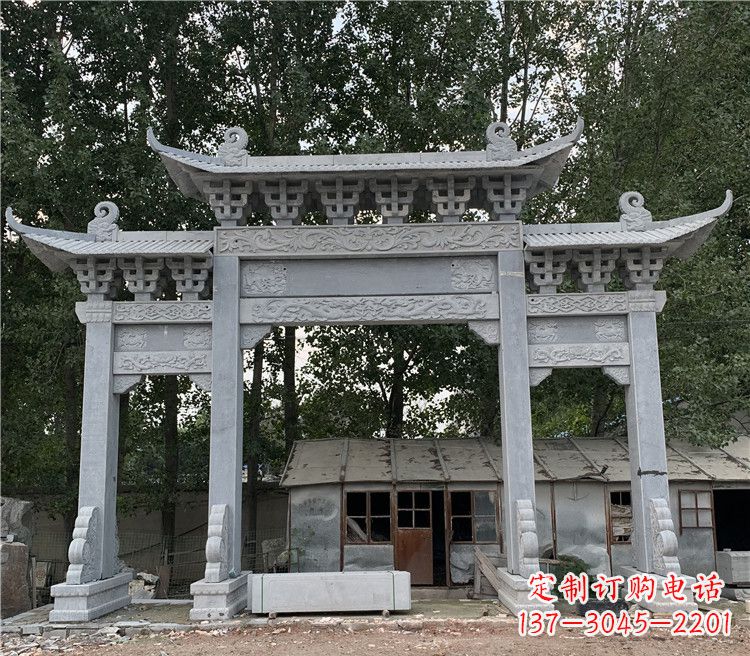 三明石牌坊石雕牌坊