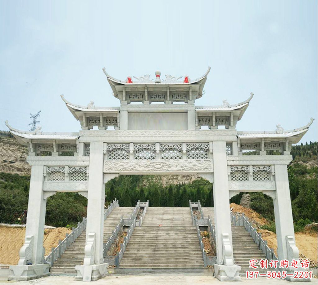三明石牌坊图片