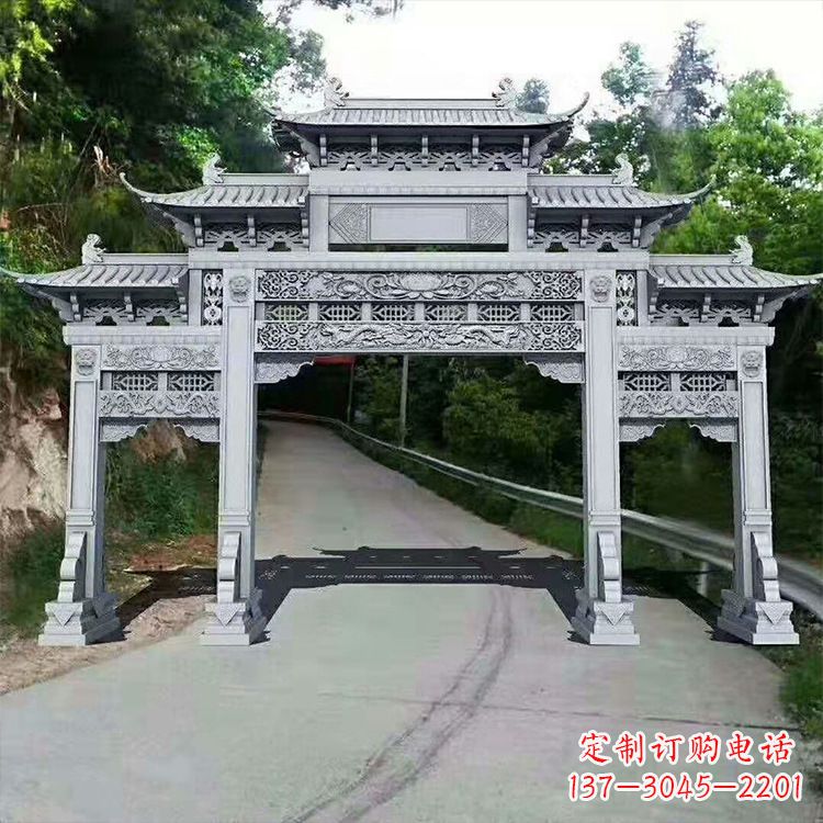 三明石牌楼青石牌坊