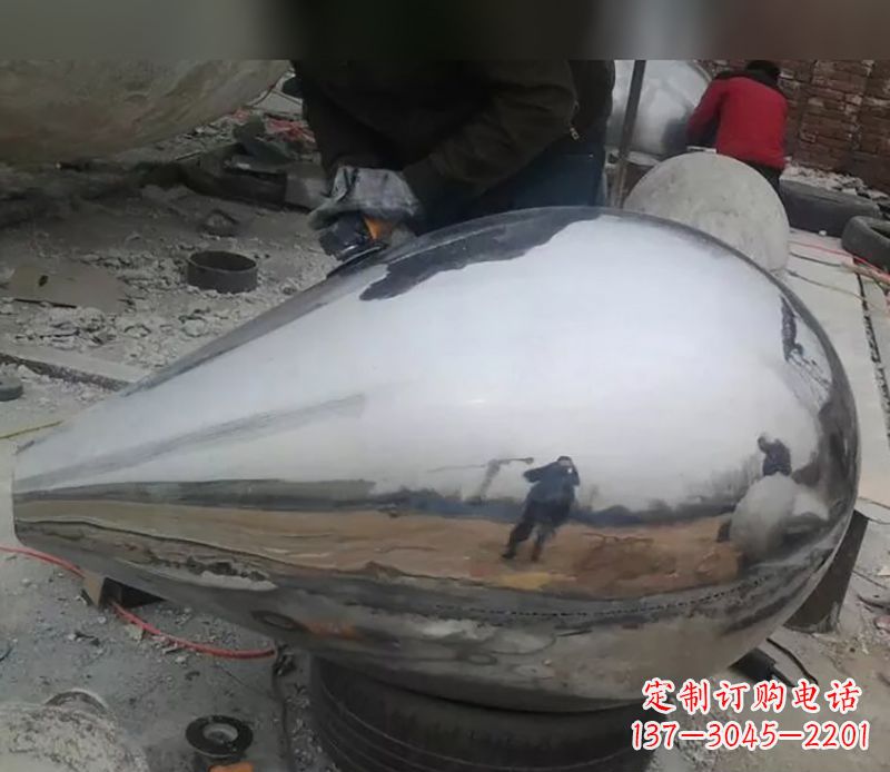 三明水滴不锈钢商场雕塑