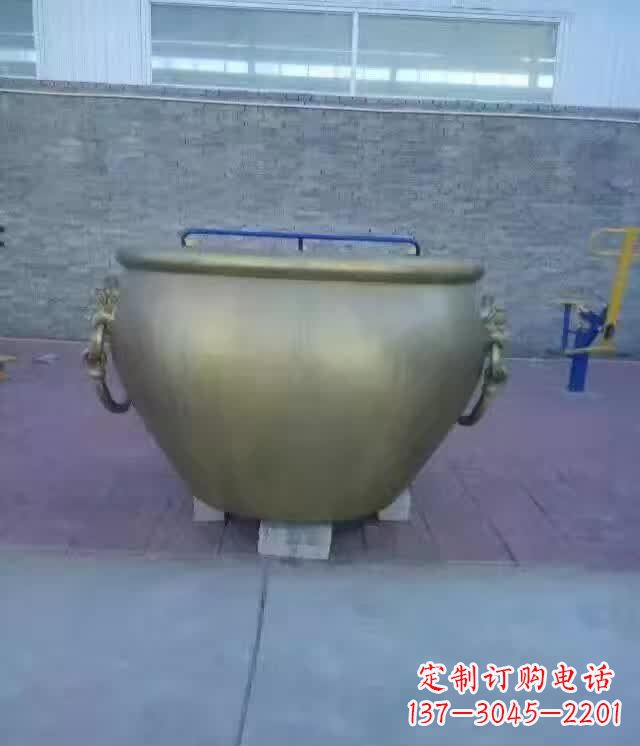 三明水缸铜雕塑