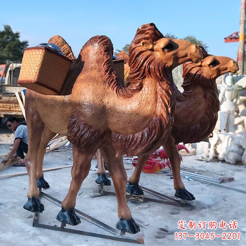 三明丝绸之路仿真骆驼雕塑