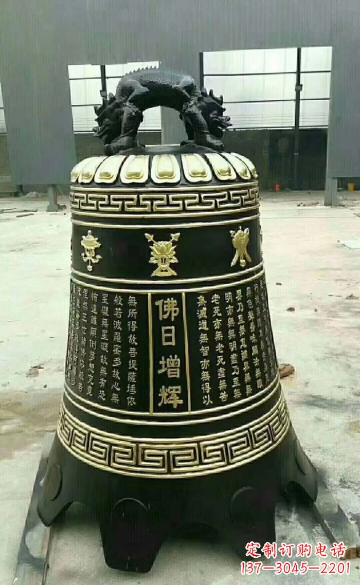 三明寺庙铜钟雕塑 (6)