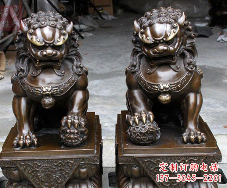三明天安门铜狮子