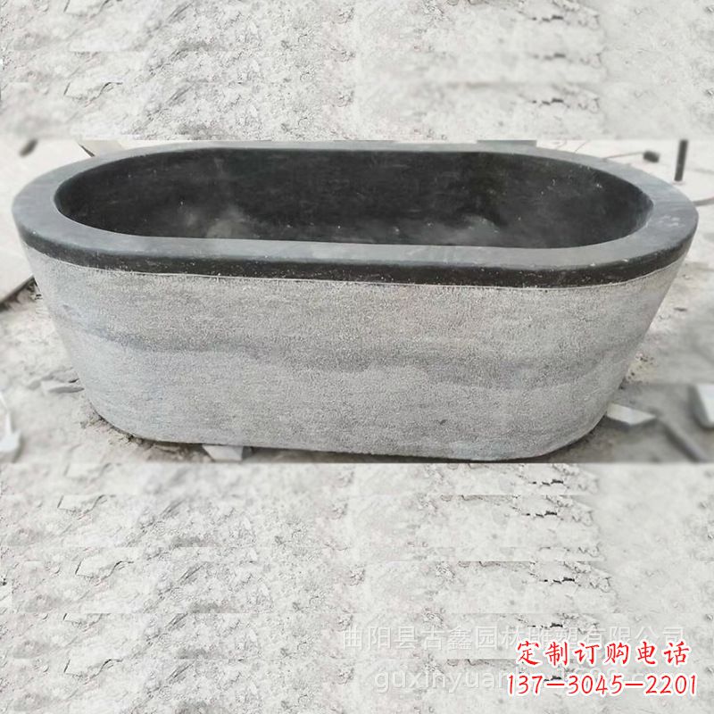 三明庭院养鱼石雕水槽