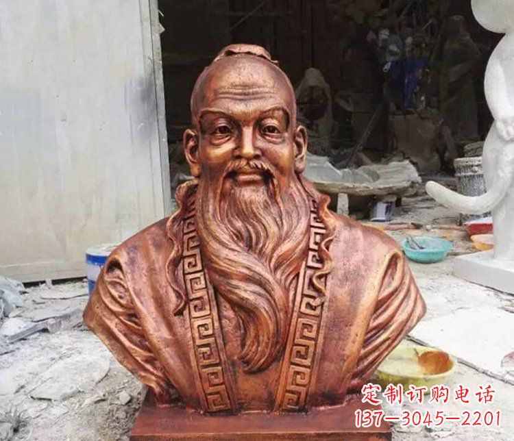 三明铜雕古代孙思邈人物雕塑