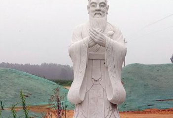 三明中领雕塑：精致雕刻的少海公园孔子雕像