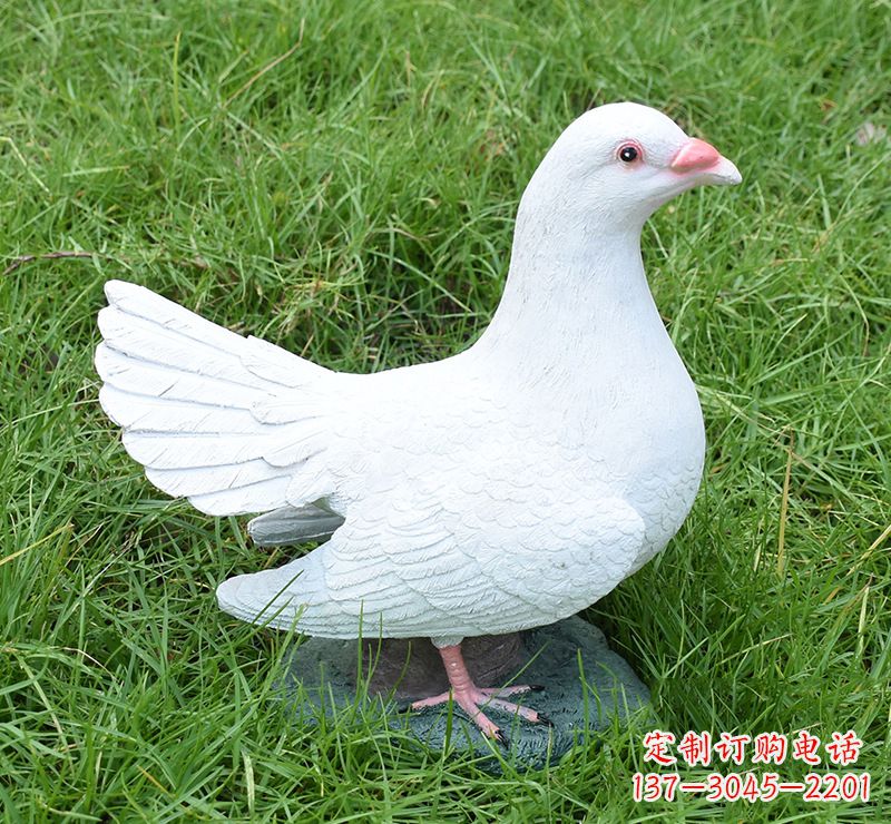 三明文化广场的和平鸽雕塑