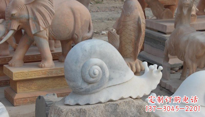 三明蜗牛石雕