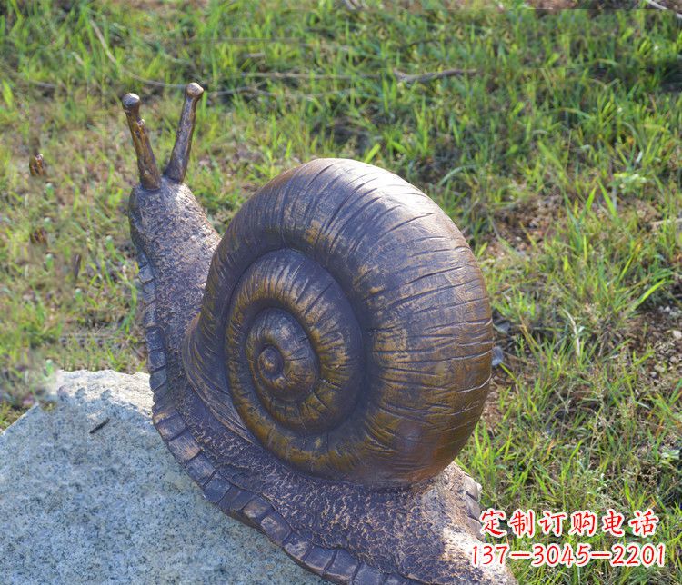 三明蜗牛铜雕