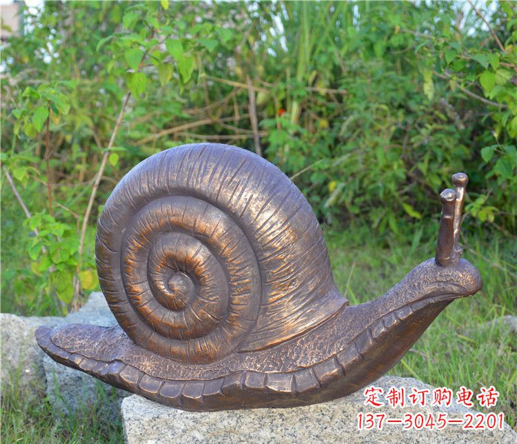 三明蜗牛铜雕塑