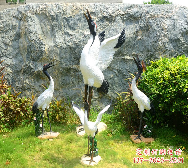 三明仙鹤雕塑 墓地
