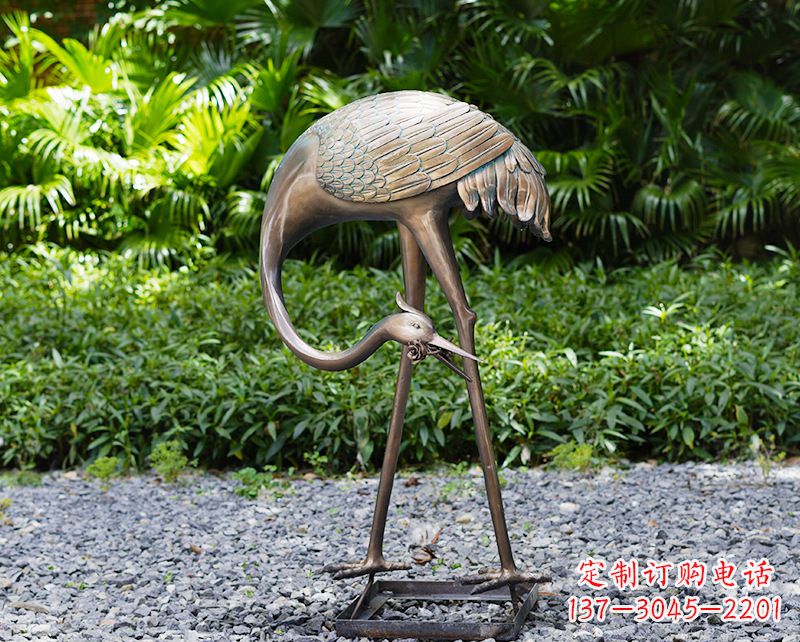 三明仙鹤雕塑喷泉