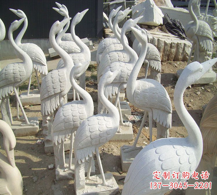 三明仙鹤石雕石雕