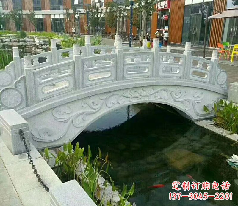 三明小区景观石桥栏杆