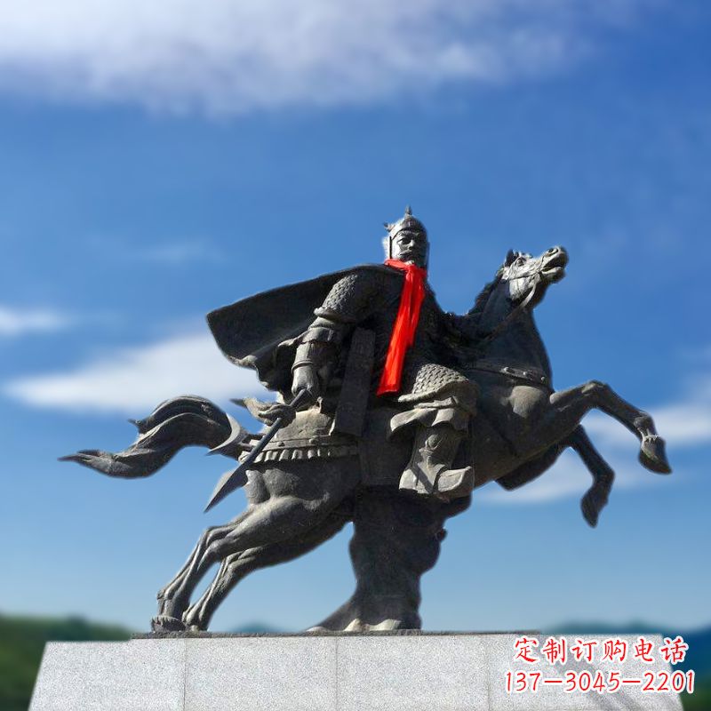 三明薛仁贵西征雕塑-唐初著名将领中国历史名人雕像