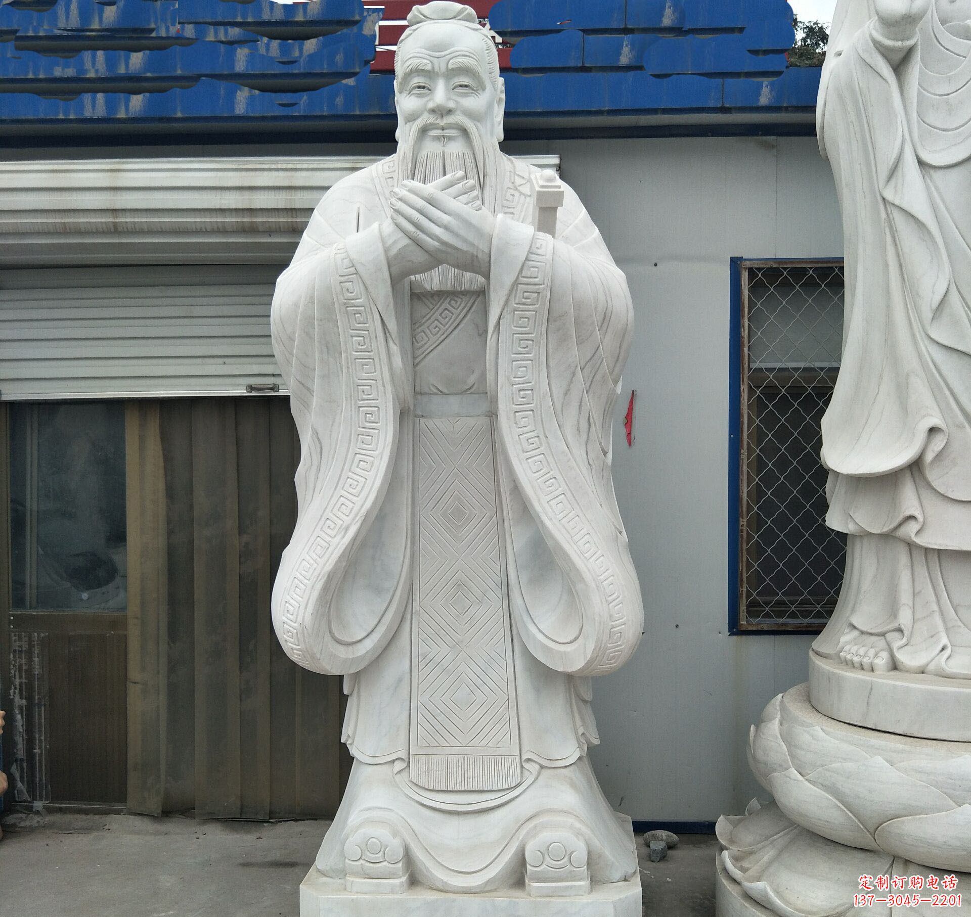三明学校礼仪孔子石雕