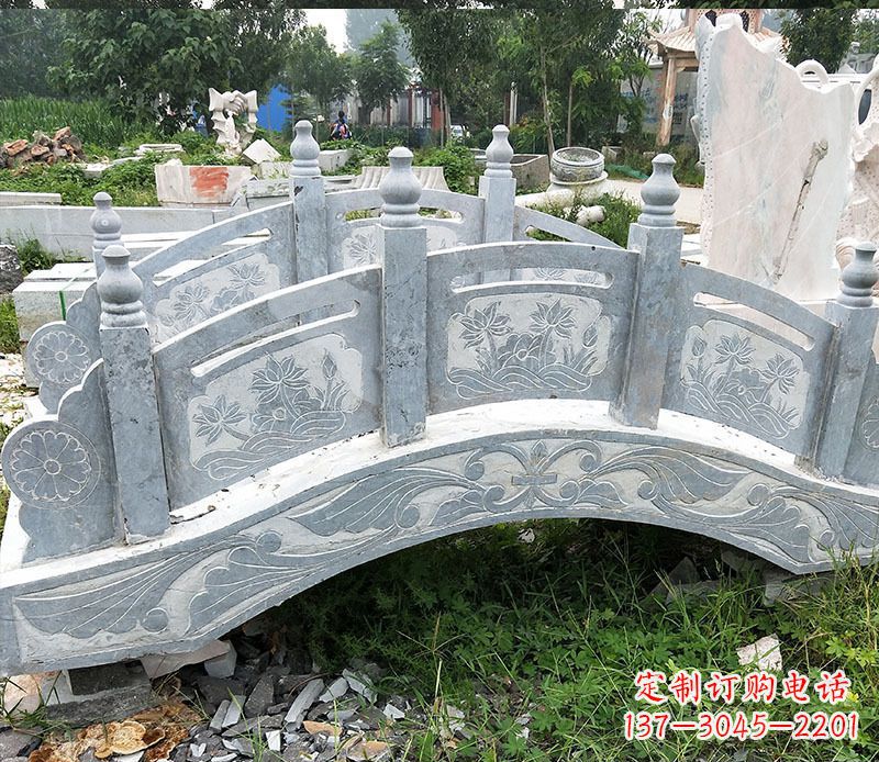 三明园林仿古石拱桥景观石雕 (3)