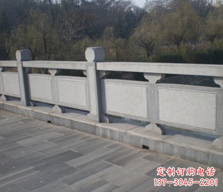 三明园林仿古石栏板景观石雕 (7)