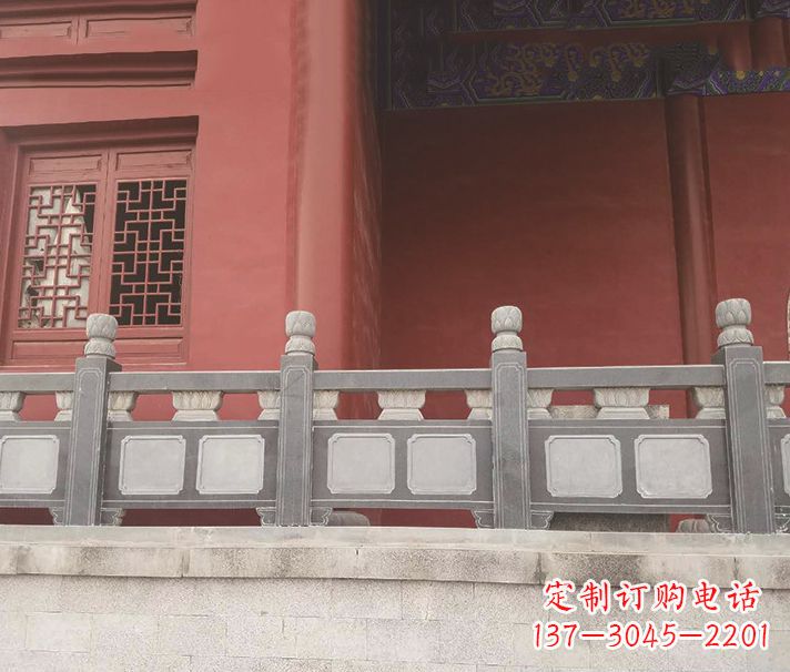 三明园林仿古石栏板景观石雕 (8)