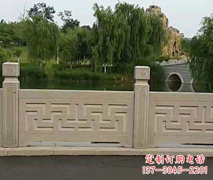 三明园林景观大理石栏板石雕 (4)