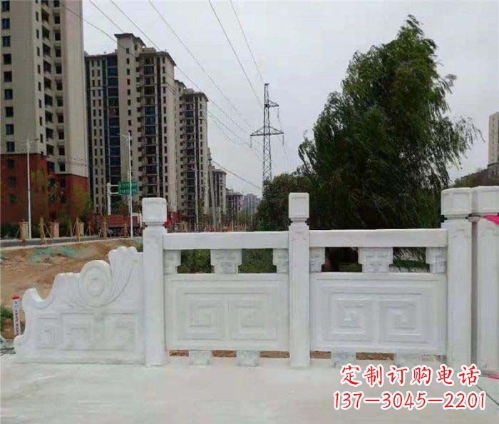 三明园林景观大理石栏板石雕 (5)
