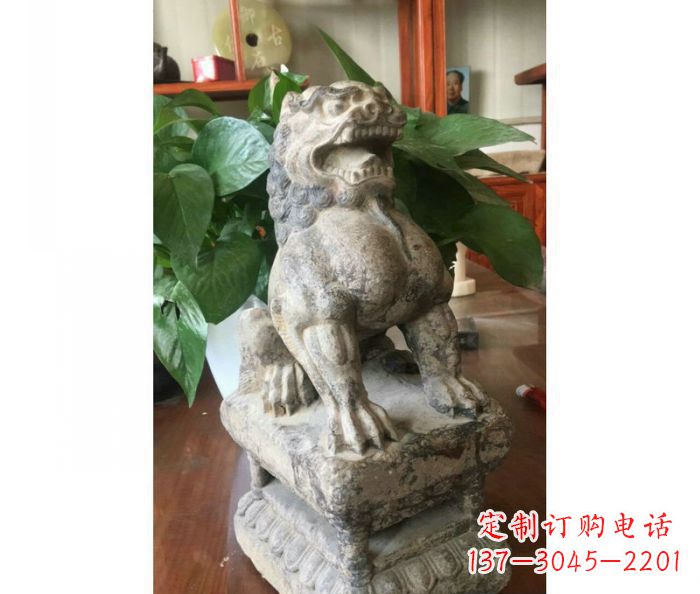 三明园林景观大理石狮子石雕