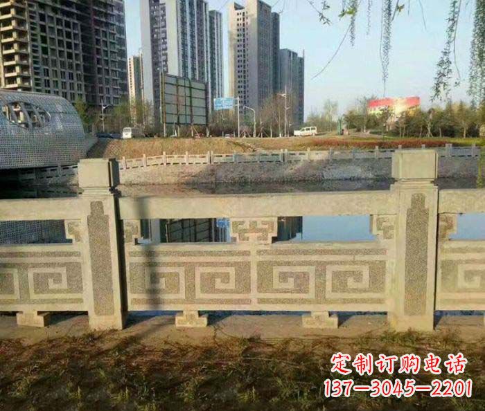 三明园林景观仿古石雕栏板 (3)