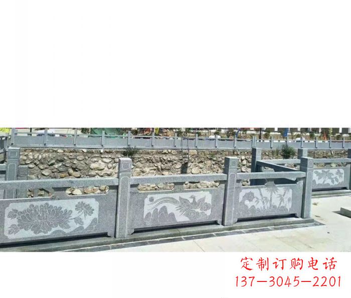 三明园林景观仿古石雕栏板 (5)