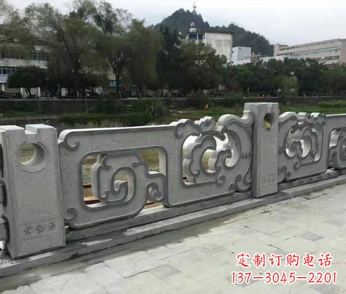 三明园林景观仿古石雕栏板_1