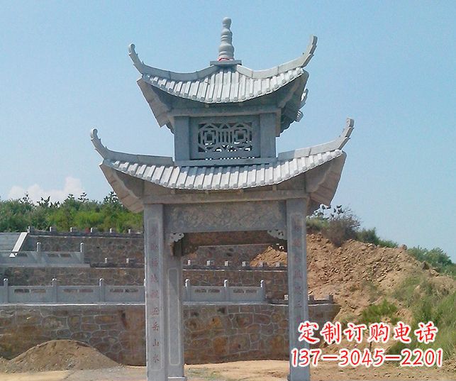 三明园林景观仿古石雕凉亭