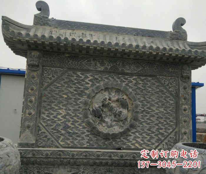 三明园林景观仿古石雕影壁