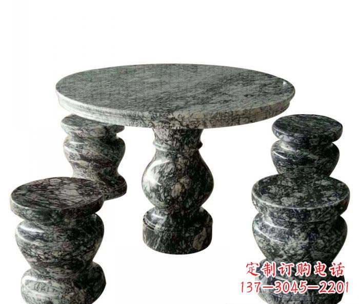 三明园林景观圆形石桌凳