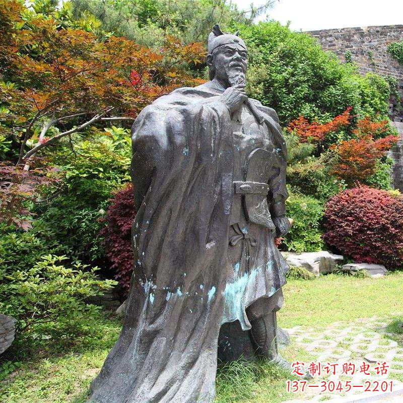 三明园林历史人物明太祖朱元璋雕塑