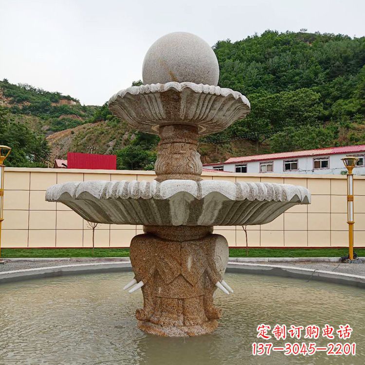 三明中式喷泉石雕