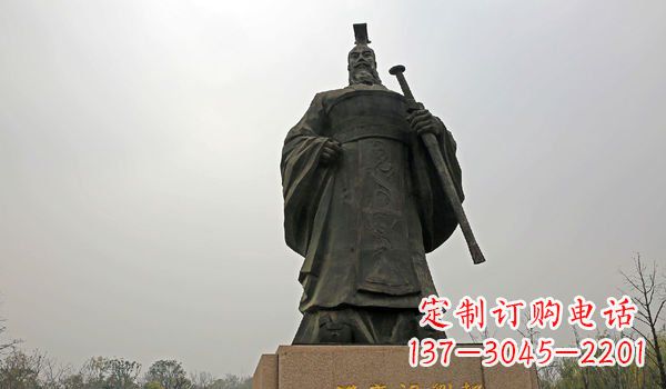 三明铸铜刘邦雕塑